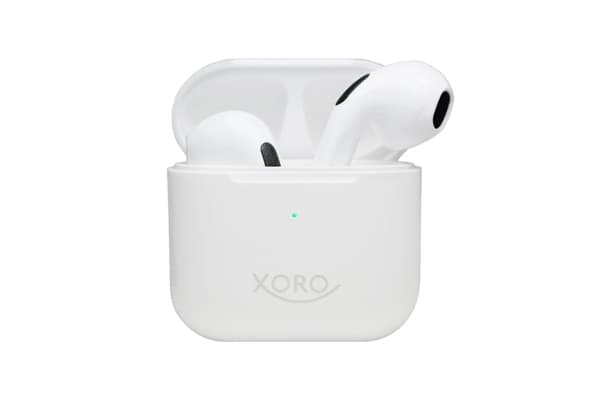 Xoro KHB 30, True Wireless Stereo (TWS), Samtale/Musikk/Sport/Hverdag, Hodesett, Hvit