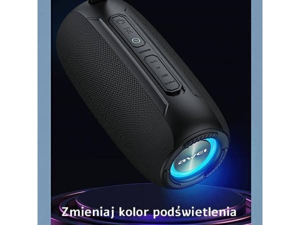 Høyttaler Awei AWEI Bluetooth-høyttaler Y370 20W sort/svart