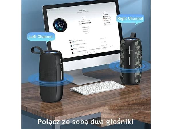 Høyttaler Awei AWEI Bluetooth-høyttaler Y370 20W sort/svart