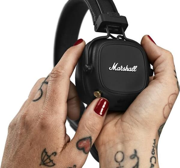 Original Marshall Major IV Trådlösa Hörlurar - Svart