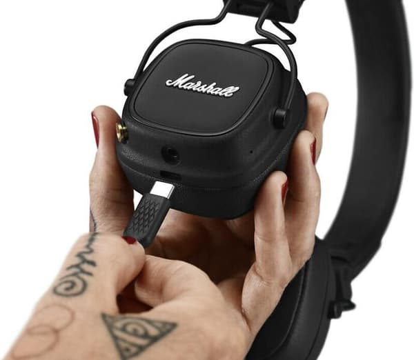 Original Marshall Major IV Trådlösa Hörlurar - Svart