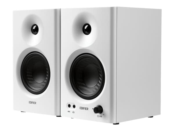 Edifier MR4 - Bildskärmshögtalare - 42 Watt (Total) - 2-vägs - vit