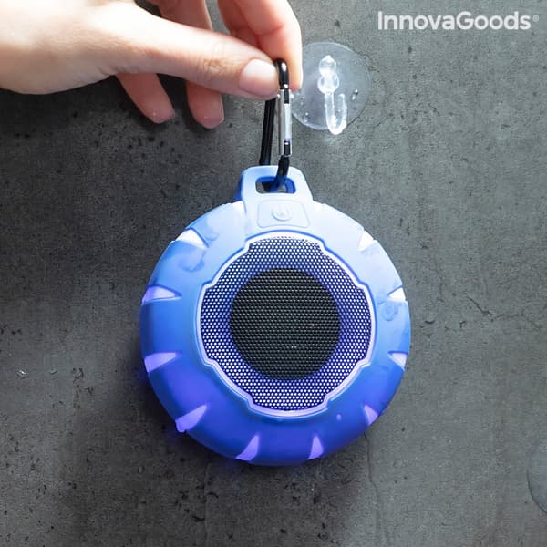 Flydende trådløs højtaler med LED Floaker InnovaGoods