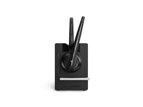 EPOS Headset Telefon On Ear-headset DECT Mono Sort Noise Cancelling Indstilling af lydløs mikrofon