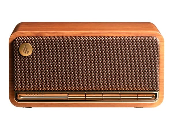 Edifier MP230 - Högtalare - för bärbar användning - trådlös - Bluetooth - 20 Watt - brun brons, Trä