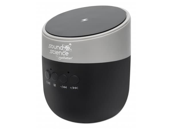 Manhattan 165051, 5,2 cm, 3 W, 70 - 20000 Hz, 85 dB, 450 mV, Trådløs Sort, Grå