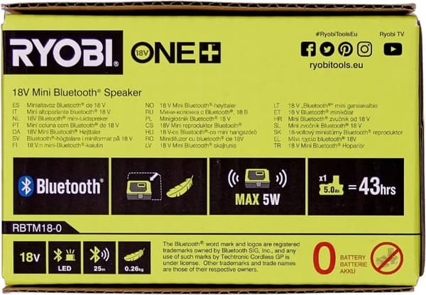 Mini Bluetooth speaker [RBTM18-0]
