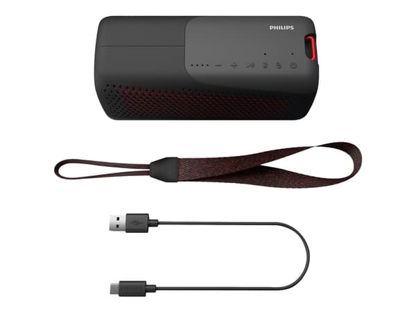 Philips TAS4807B - Høyttaler - for bærbar bruk - trådløs - Bluetooth - svart