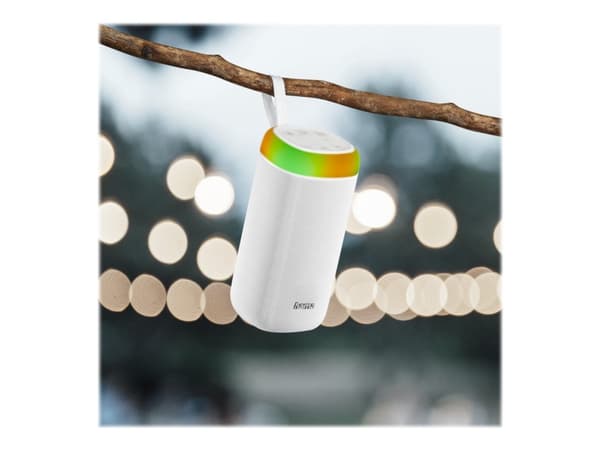 Hama "Shine 2.0" - Högtalare - för bärbar användning - trådlös - Bluetooth - vit Vit