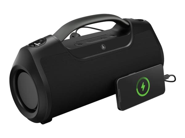 Hama "SoundBarrel" - Partyhögtalare - för bärbar användning - trådlös - 60 Watt - svart