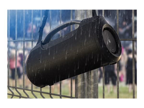Hama "SoundBarrel" - Partyhögtalare - för bärbar användning - trådlös - 60 Watt - svart