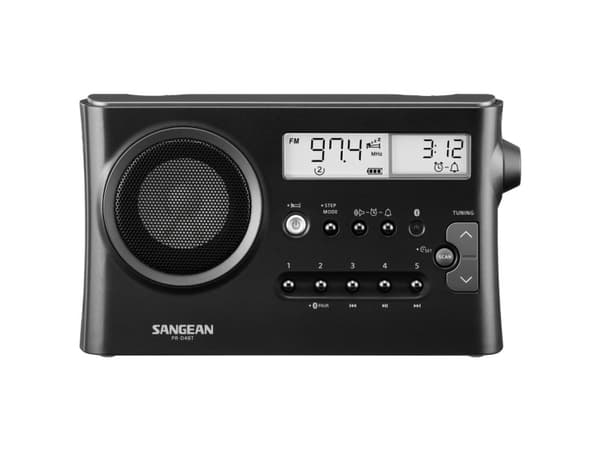 PR-D4BT AM/FM/Bluetooth Portable Digital Tuning Radio Grey