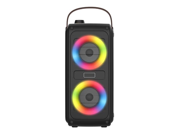 DENVER BTV-230 - Selskapshøyttaler - for bærbar bruk - trådløs - Bluetooth - 10 watt Sort
