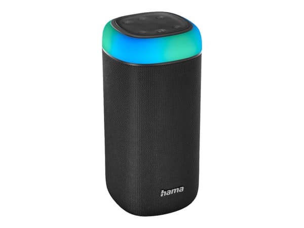 Hama "Shine 2.0" - Högtalare - för bärbar användning - trådlös - Bluetooth - svart