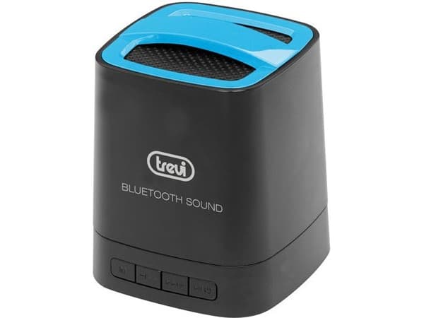 Trevi XP 72 BT, 3 W, Ledning & Trådløs, Micro-USB, Stereo bærbar høyttaler, Sort, Blå, Andre Sort, Blå