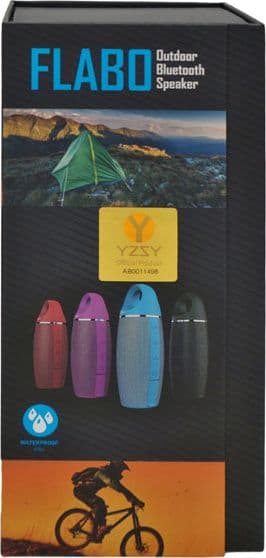 Speaker YZSY YZSY bluetooth speaker, FLABO, 2x5W, volume control, blue, Bluetooth + USB connector