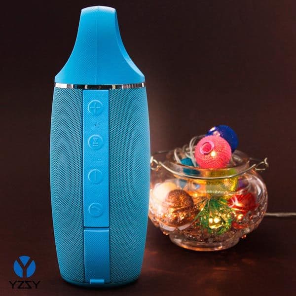 Speaker YZSY YZSY bluetooth speaker, FLABO, 2x5W, volume control, blue, Bluetooth + USB connector