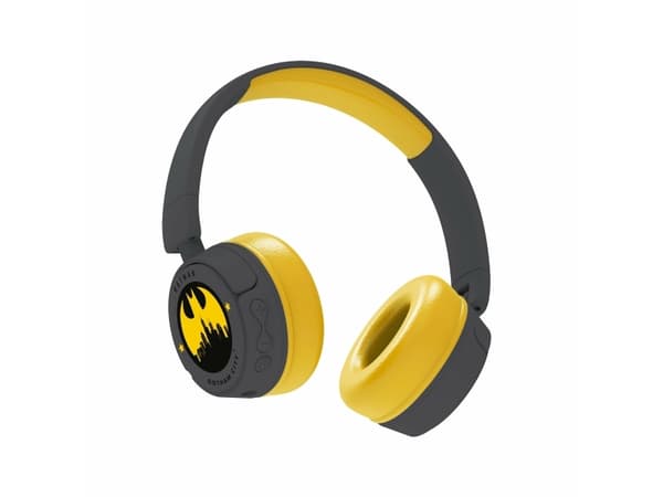 OTL Technologies DC Comics Batman Gotham City, Ledning & Trådløs, Musikk, Hodetelefoner, Gult, Sort