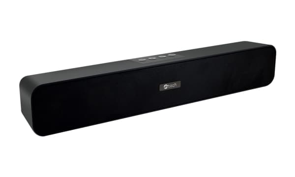 C-TECH SPK-06, 10 W, 10 W, Sort, Ledning & Trådløs, 375 mm, 55 mm