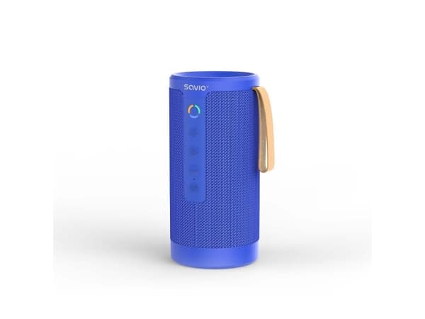 Savio BS-031 portable bluetooth wireless speaker 10W blue, 1-veis, 1.0 kanaler, Ledning & Trådløs, 10 W, Blå