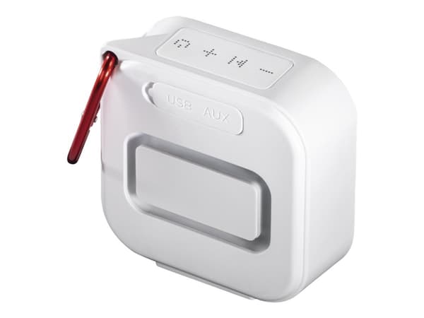 Hama "Pocket 2.0" - Högtalare - för bärbar användning - trådlös - Bluetooth - 3.5 Watt - vit