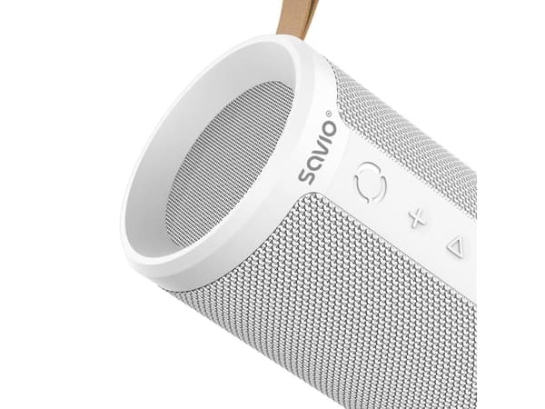 Savio BS-032 portable bluetooth wireless speaker 10W white, 1-vägs, 1.0 kanaler, Kabel & Trådlös, 10 W, Vit