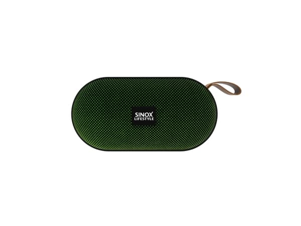 Sinox Lifestyle Sonitus Travel - Høyttaler - for bærbar bruk - trådløs - Bluetooth - 5 watt - grønn