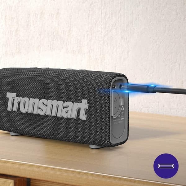 Tronsmart Trip Trådlös Bluetooth 5.3 Högtalare Vattentät IPX7 10W - Svart