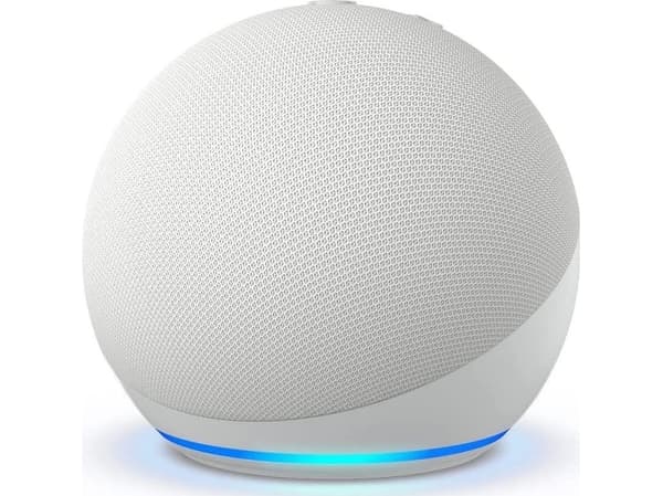 Amazon Echo Dot (5th Generation) - Smarthögtalare - Bluetooth, Wi-Fi - Appkontrollerad - Glaciärvit