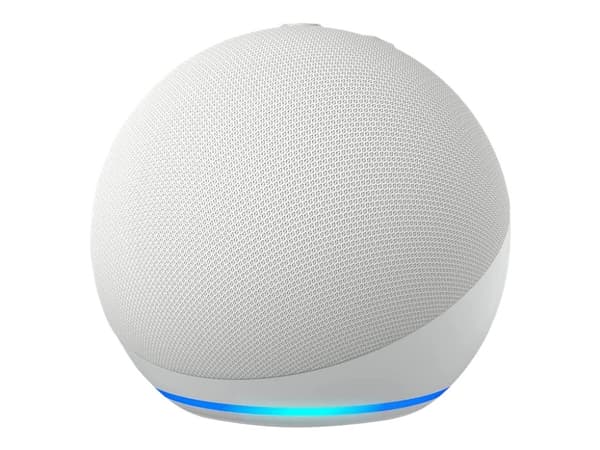 Amazon Echo Dot (5th Generation) - Smarthøyttaler - Bluetooth, Wi-Fi - Appstyrt - Isbrehvit