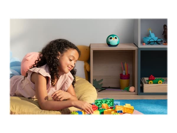 Amazon Echo Dot Kids (5.Gen), Amazon Alexa, Pyöreä, Monivärinen, Saksa, Englanti, Espanja, Ranska, Italia, Android, Fire OS, 4,4 cm