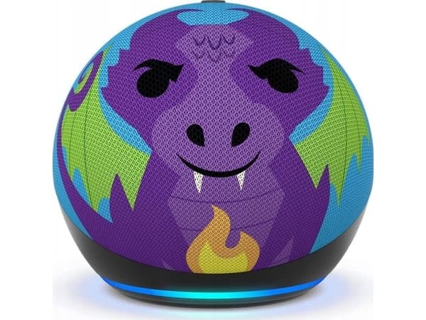 Amazon Echo Dot Kids (5.Gen), Amazon Alexa, Pyöreä, Monivärinen, Saksa, Englanti, Espanja, Ranska, Italia, Android, Fire OS, 4,4 cm
