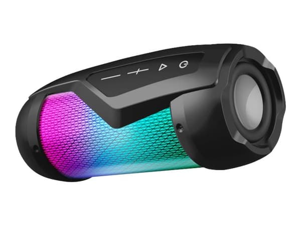 Bigben Interactive PARTYBTIPMINI, 20 W, langallinen ja langaton, USB Type-C, kannettava stereokaiutin, musta, sylinteri, sylinteri musta
