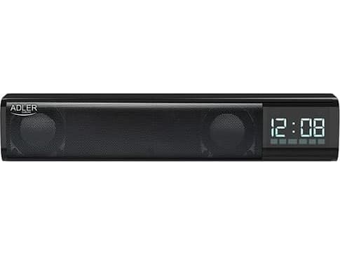 Adler | Clock Speaker | AD 1191 | Bluetooth | Black | Portable | Wireless connection