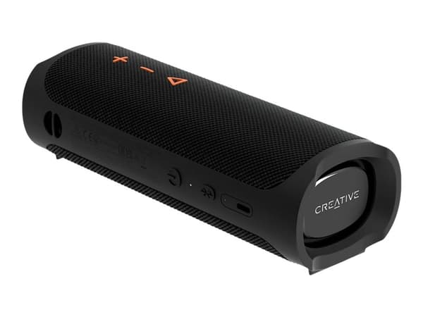 Creative MUVO Go - Högtalare - för bärbar användning - trådlös - Bluetooth - 20 Watt - midnattssvart