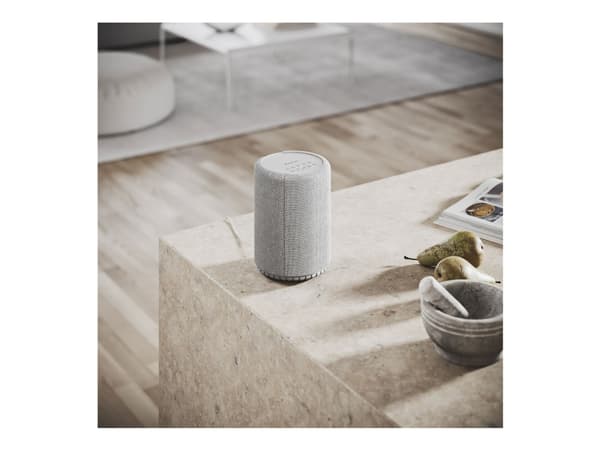 Audio Pro A10 - Høyttaler - trådløs - Bluetooth, Wi-Fi - Appstyrt - toveis - lysegrå