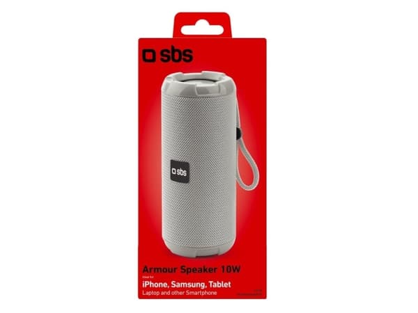 SBS Armour, 10 W, 120 - 18000 hz, 4 O, Kabel & Trådlös, 10 m, Micro-USB, USB Type-A