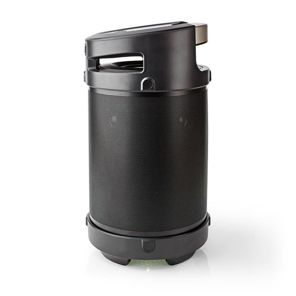 Nedis Bluetooth® Party Boombox | 3.5 timmar | 4.1 | 210 W | Uppspelning av media: AUX / USB | IPX5 | Synkroniseringsbar | Bärhandtag | Festljus | Silv