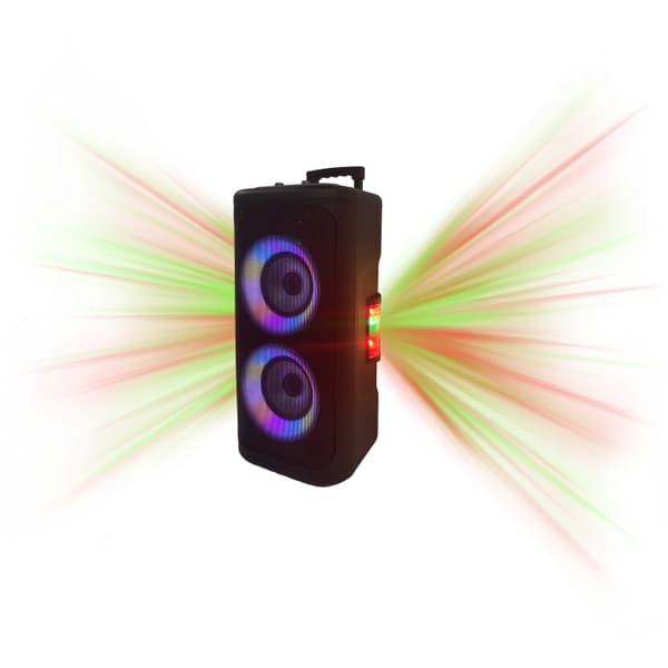 Denver Party-högtalare Portabel 2x6,5" woofer Bluetooth LED-ljus 400W max TSP-353 Svart