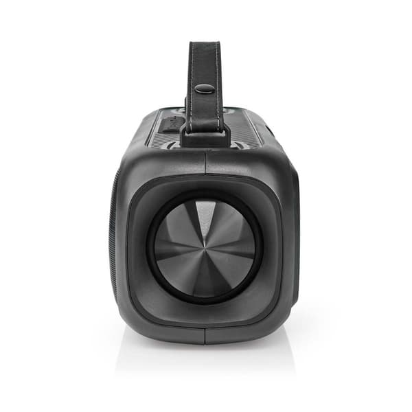 Nedis Bluetooth® Party Boombox | 4.5 timer | 2.0 | 45 W | Media avspilling: AUX / USB | IPX5 | Linkable | Bære håndtak | Party lys | Sort