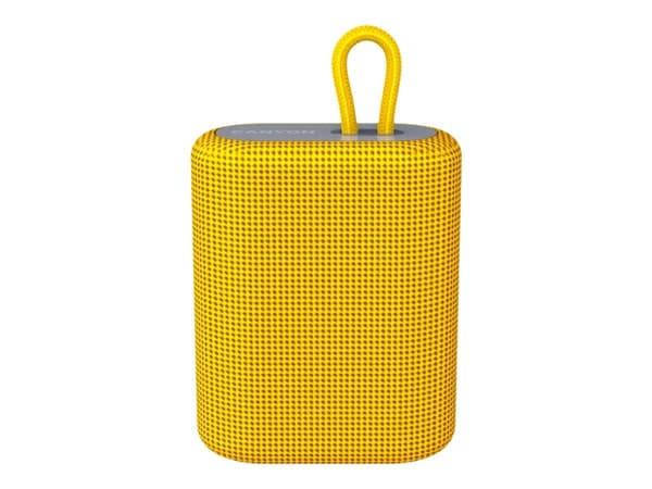 Canyon BSP-4 - Högtalare - för bärbar användning - trådlös - Bluetooth - 5 Watt - gul