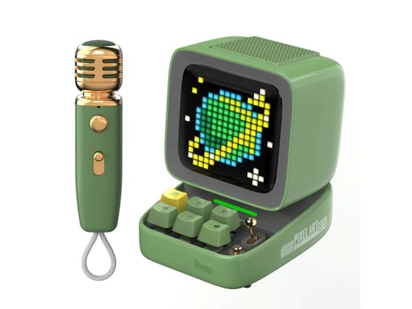 Divoom speaker Divoom Ditoo Mic green Karaoke Bluetooth speaker
