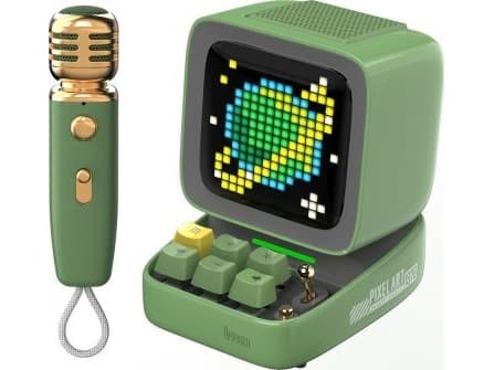 Divoom speaker Divoom Ditoo Mic green Karaoke Bluetooth speaker