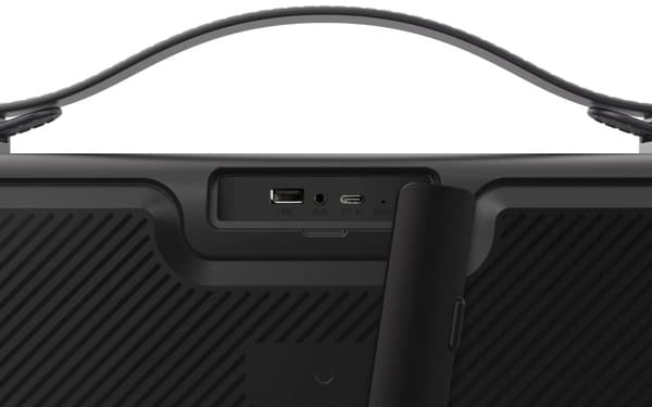 STREETZ BT Boombox 2x 7.5 W, IPX5, AUX, USB flash, LED, black