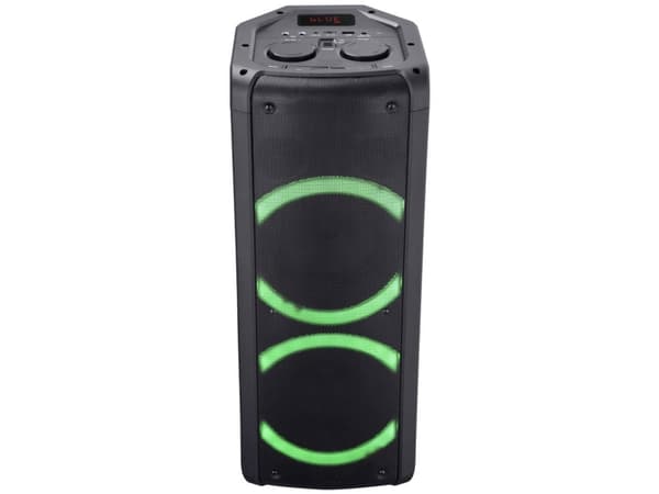 UltraMedia GmbH & Co. Handels Reflexion PS09BT sw Party-Lautsprecher 500W,Bluetooth,UKW,AUX,USB,inkl.2 Mikros 1