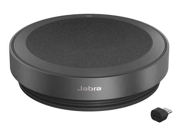 Jabra Speak2 75 UC - Høyttalende håndfri telefon - Bluetooth - trådløs - USB-A, USB-C - mørk grå - Certified for Zoom Rooms, Zoom Certified, Alcatel-