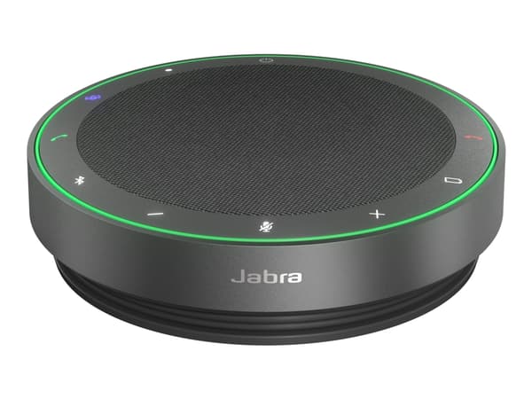Jabra Speak2 75 UC - Konferencetelefon håndfri - Bluetooth - trådløs - USB-C, USB-A - mørkegrå - Zoom-sertifioitu, Cisco Webex-sertifioitu, sertifioi