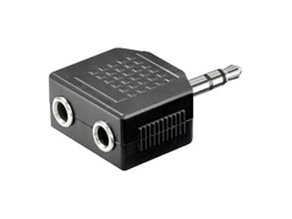 OEM Audio Adapter 3.5mm stereo plug> 2x3.5mm st. Coupler. - 11104