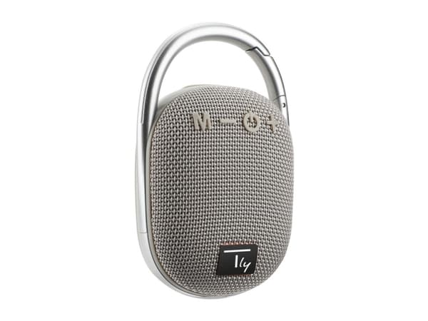 Techly ICASBL321GR, 4,5 cm, 5 W, 120 - 20000 hz, 4 O, 90 dB, Kabel & Trådlös Grå
