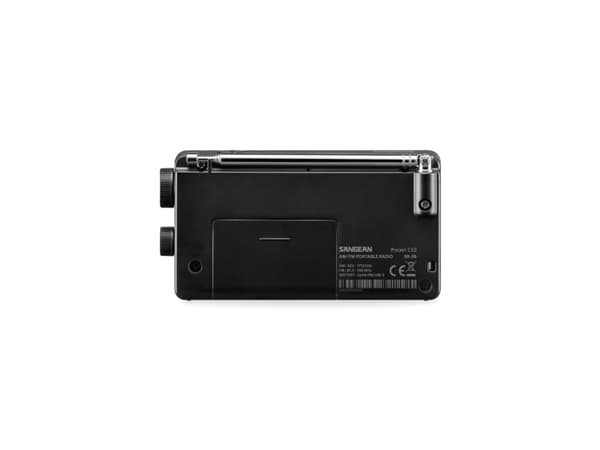 Sangean SR-36, Portable, AM, FM, 8 O, 6.35 mm (0.25"), Black, Alkaline